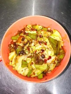 Make Cream pepper and cabbage step 5