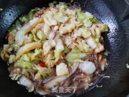 Make ♪ The head of the chow ♪ step 5