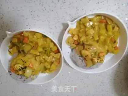Make Curry chickens and rice step 9