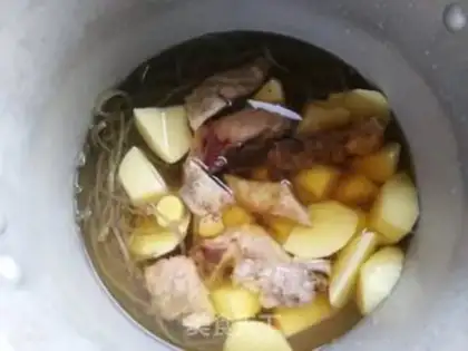 Make Potato fan stew step 3