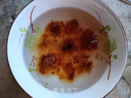 Make Rose peach paste step 4