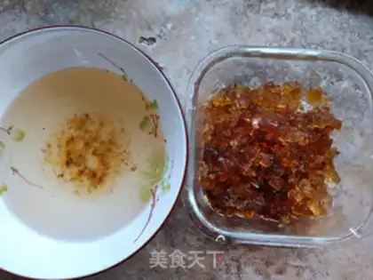Make Rose peach paste step 7