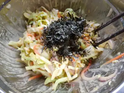Make Japanese Osaka burning step 4