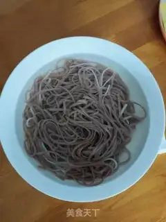 Make Green bean sprouts of wheat noodles step 4