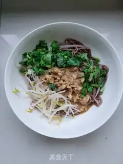 Make Green bean sprouts of wheat noodles step 6