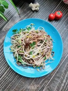 Make Green bean sprouts of wheat noodles step 8