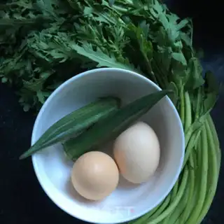 Make Autumn cones egg soup step 0