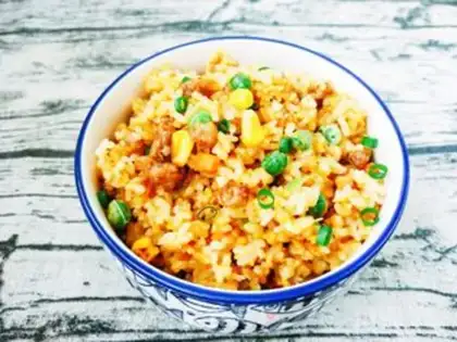 Make Soy sauce, fried rice step 0