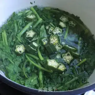 Make Autumn cones egg soup step 6