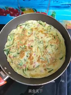 Make cucumber eggcake step 7