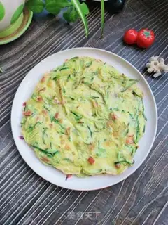 Make cucumber eggcake step 9