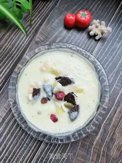 Make A watermelon banana shake step 6