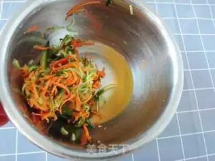 Make cucumber breakfast cake step 3
