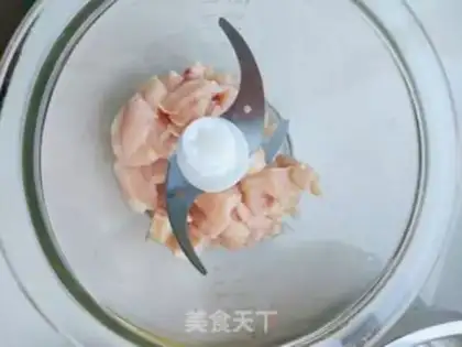 Make A tofu chicken meatball step 1