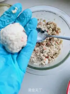 Make A tofu chicken meatball step 9