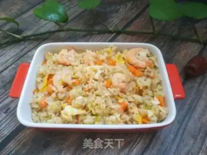 Make Shrimp egg cheese rice step 14