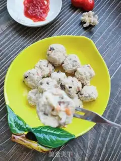 Make A tofu chicken meatball step 14