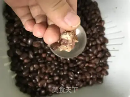 Make Red bean sticky bag step 2