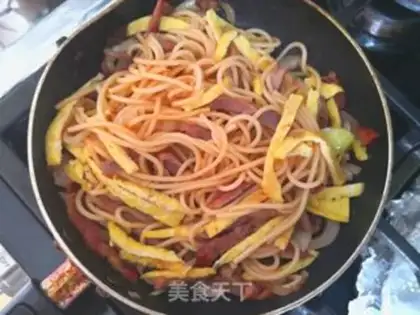 Make Forks and noodles step 8