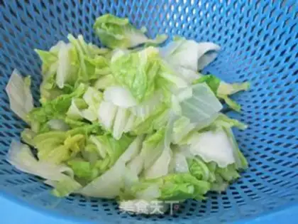 Make Weenie and cabbage step 1