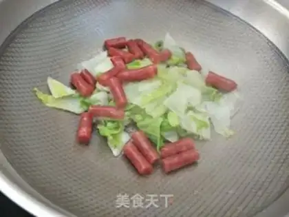 Make Weenie and cabbage step 3