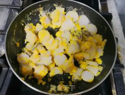 Make Golden almond mushrooms step 6