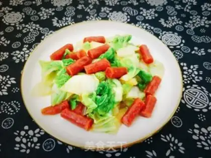 Make Weenie and cabbage step 5