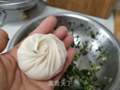 Make The mushroom cabbage bag step 10