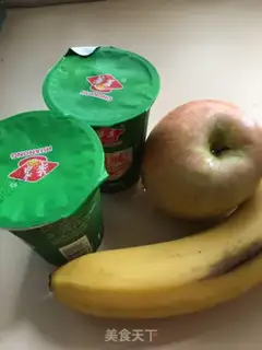 Make Banana apple yogurt shake step 0