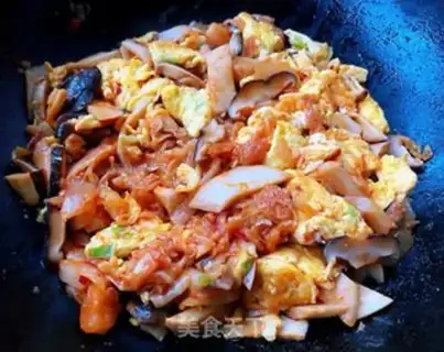 Make Two mushrooms of cabbage and fried eggs step 9