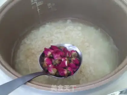 Make quinoa rose porridge step 7