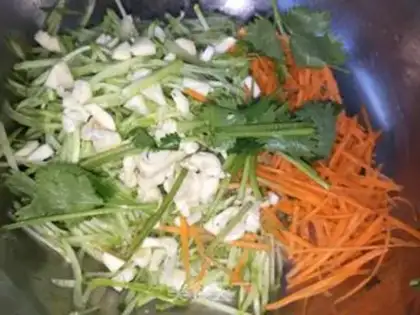 Make Garlic cucumber step 2