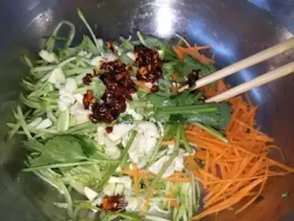 Make Garlic cucumber step 3