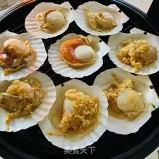 Make Garlic scallop step 5