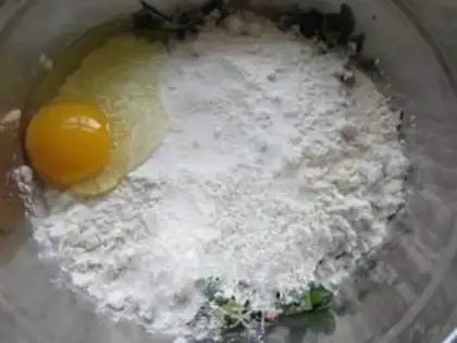 Make Pumpkin egg waffles step 2