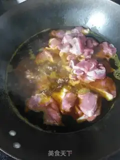 Make Xinjiang cross the oil noodles step 10