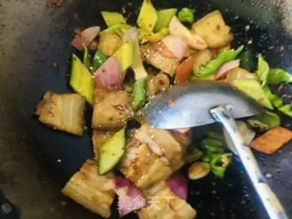 Make A simple return to the pot step 7