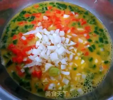 Make Eggs, carrots, fried eggs step 5