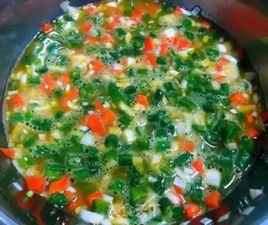 Make Eggs, carrots, fried eggs step 6