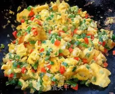 Make Eggs, carrots, fried eggs step 8