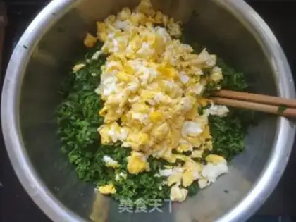 Make Scrumptious egg dumplings step 7