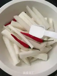 Make Spicy radish step 3