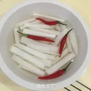 Make Spicy radish step 7
