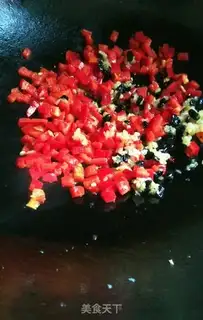 Make Cream peppers and carbs step 2