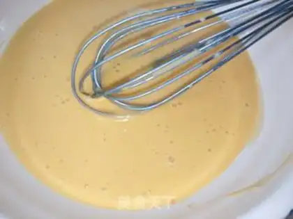 Make Pumpkin eggcake step 3
