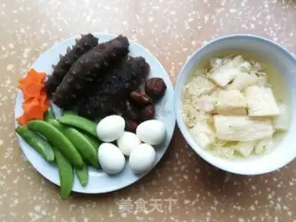 Make Shanghai sea cucumber step 0