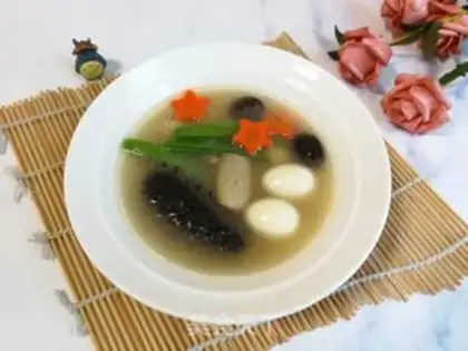 Make Shanghai sea cucumber step 4