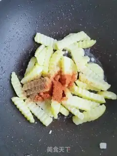 Make Spicy potatoes step 9
