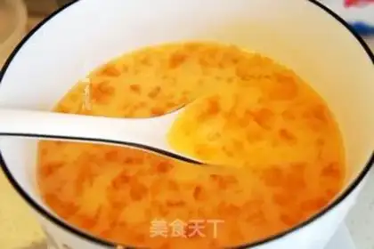 Make Peach glue melon pudding step 5