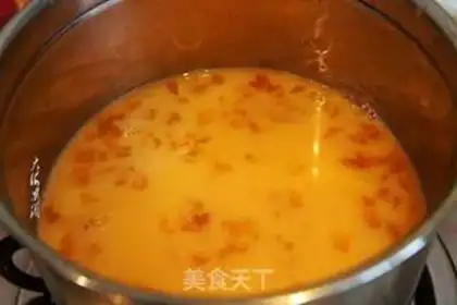 Make Peach glue melon pudding step 6